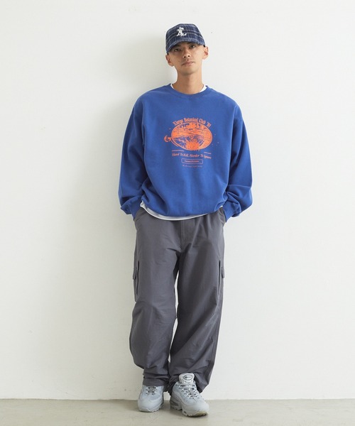 XLARGE（エクストララージ）の「BOTANICAL CLUB CREWNECK SWEATSHIRT（スウェット・メンズ・グリーン/ブルー/ブラック・M/S/L/XL）」の4枚目の写真