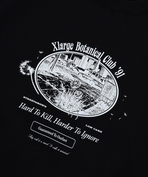 XLARGE（エクストララージ）の「BOTANICAL CLUB CREWNECK SWEATSHIRT（スウェット・メンズ・グリーン/ブルー/ブラック・M/S/L/XL）」の9枚目の写真