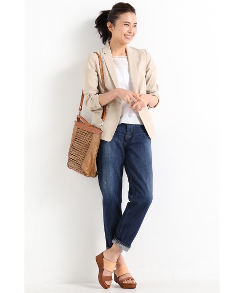 FRAMeWORK（フレームワーク）の「Li/Pu テーラージャケット◆（テーラードジャケット・レディース・ホワイト/ブラック/ベージュ・36/40/38）」の15枚目の写真