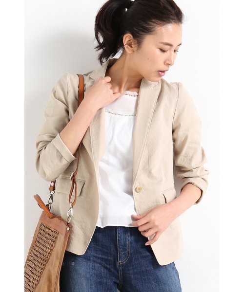 FRAMeWORK（フレームワーク）の「Li/Pu テーラージャケット◆（テーラードジャケット・レディース・ホワイト/ブラック/ベージュ・36/40/38）」の18枚目の写真