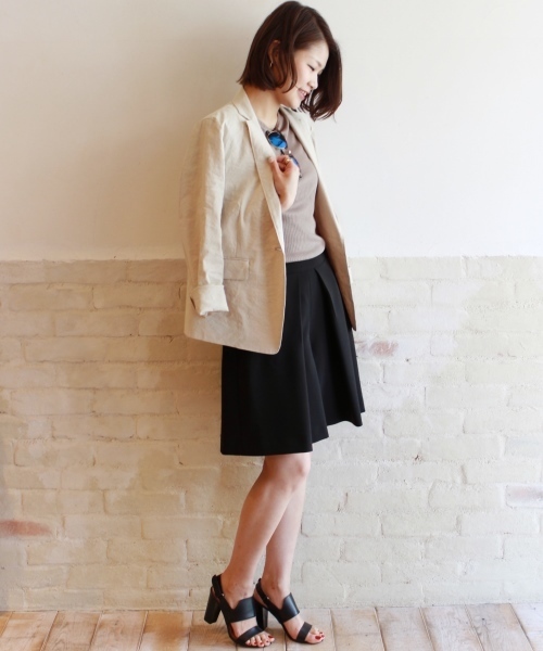 FRAMeWORK（フレームワーク）の「Li/Pu テーラージャケット◆（テーラードジャケット・レディース・ホワイト/ブラック/ベージュ・36/40/38）」の20枚目の写真