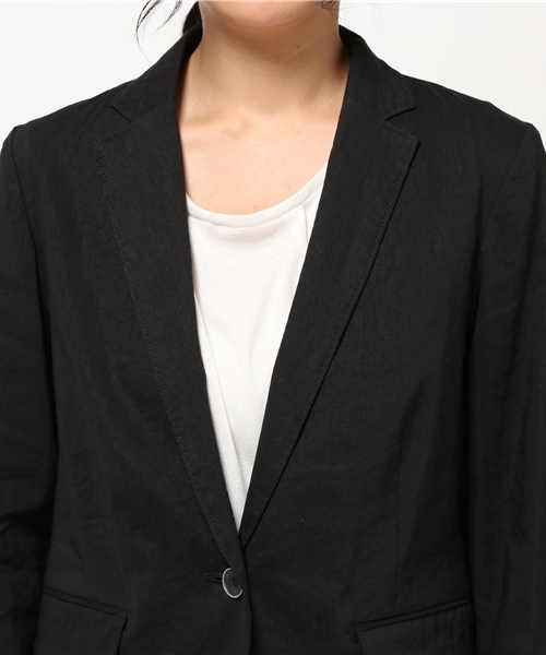 FRAMeWORK（フレームワーク）の「Li/Pu テーラージャケット◆（テーラードジャケット・レディース・ホワイト/ブラック/ベージュ・36/40/38）」の5枚目の写真