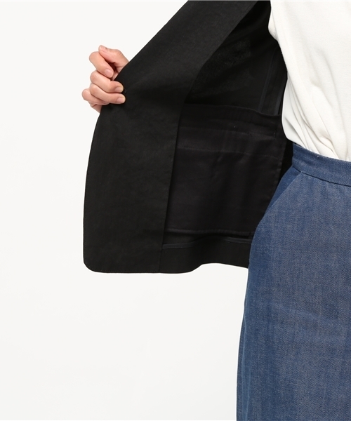 FRAMeWORK（フレームワーク）の「Li/Pu テーラージャケット◆（テーラードジャケット・レディース・ホワイト/ブラック/ベージュ・36/40/38）」の8枚目の写真