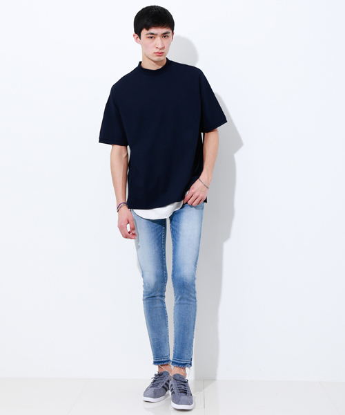 STUDIOUS（ステュディオス）の「プレミアムテレコロングタンクトップ（タンクトップ・メンズ・グレー/ホワイト/ベージュ/ブラック・1/2/3）」の18枚目の写真