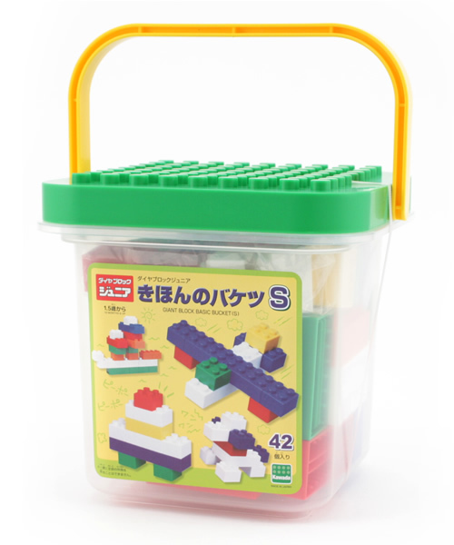 green label relaxing(グリーンレーベルリラクシング)の「ダイヤブロック/キホンノバケツS(おもちゃ・キッズ・その他1・フリー)」の1枚目の写真