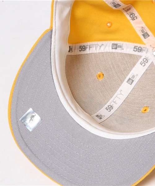 NEW ERA(ニューエラ)の「NEWERA 59FIFTY CAP NBA GOLDEN STATE WARRIORS CLASSIC WOOL YELLOW(キャップ・メンズ・イエロー・7 5/8/7 1/2/7 3/8)」の2枚目の写真