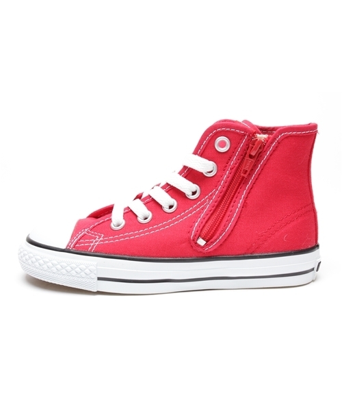 CONVERSE(コンバース)の「CONVERSE:CHILD ALL STAR RZ HI(スニーカー・キッズ・オフホワイト/レッド・18/21/16/19/17/22/20/15 )」の3枚目の写真