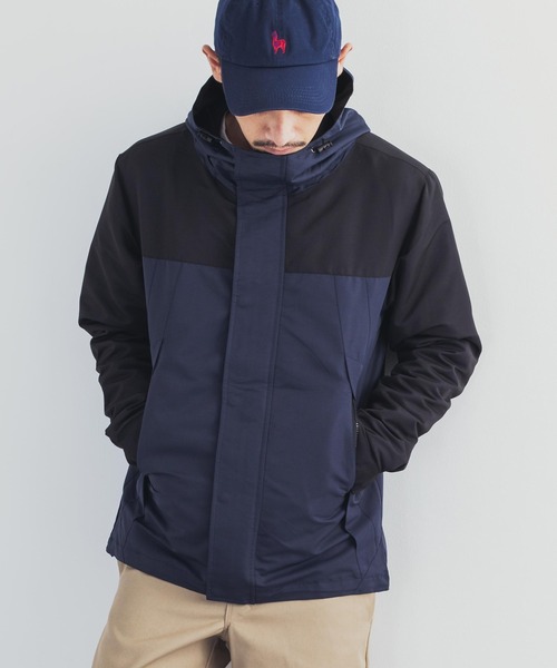 Rocky Monroe（ロッキーモンロー）の「タスラン加工 マウンテンパーカー（マウンテンパーカー・メンズ・ネイビー/その他1/その他2/ブラック/カーキ/ブルー/その他3/ブラック×グリーン/ブラック×イエロー/ベージュ系その他/グリーン/ブラック×レッド/レッド/イエロー/ベージュ/カモフラージュ/その他4/グレー/ブラック×グレー・L/M/LL/S）」の17枚目の写真