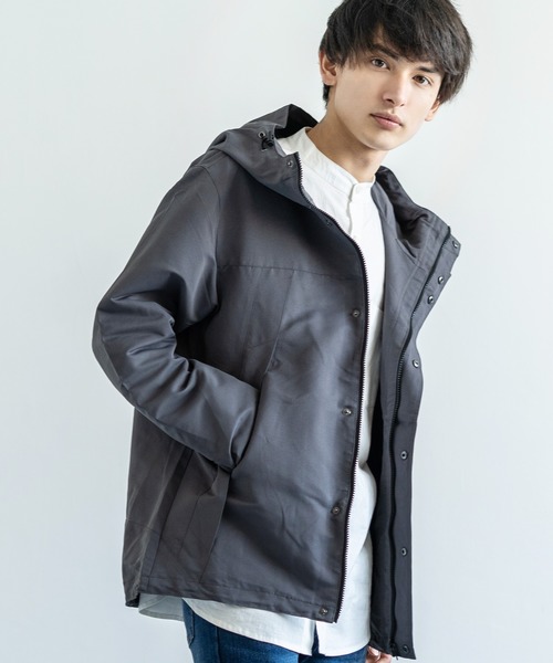 Rocky Monroe(ロッキーモンロー)の「タスラン加工 マウンテンパーカー 切替 ナイロンジャケット(マウンテンパーカー)」|グレー