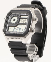 CASIO カシオ / スタンダード デジタルウォッチ ラバーベルト 100M防水 腕時計 クォーツ ラバーベルト /// AE-1200WH-1A AE-1200WH-1B