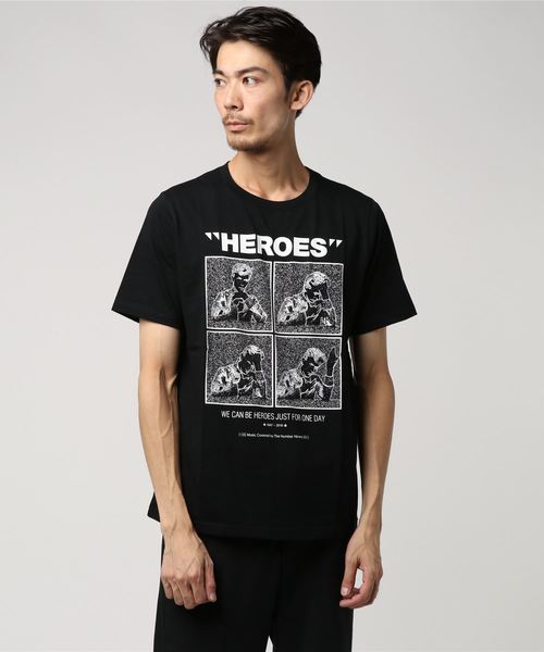 NUMBER (N)INE（ナンバーナイン）の「T-SHIRTS_HEROES(Tシャツ)（Tシャツ/カットソー・メンズ・ホワイト/ブラック・4/2/3/5）」の2枚目の写真