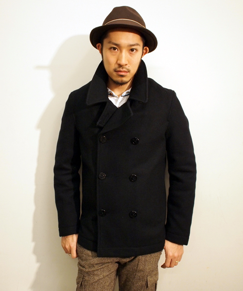 BEAMS(ビームス)の「BEAMS / MELTON P-COAT(ピーコート・メンズ・チャコールグレー/ネイビー・SMALL/MEDIUM/LARGE/X-LARGE)」の1枚目の写真