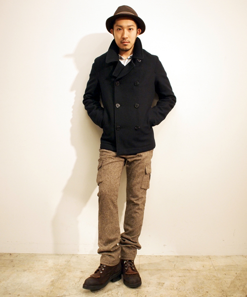 BEAMS(ビームス)の「BEAMS / MELTON P-COAT(ピーコート・メンズ・チャコールグレー/ネイビー・SMALL/MEDIUM/LARGE/X-LARGE)」の5枚目の写真