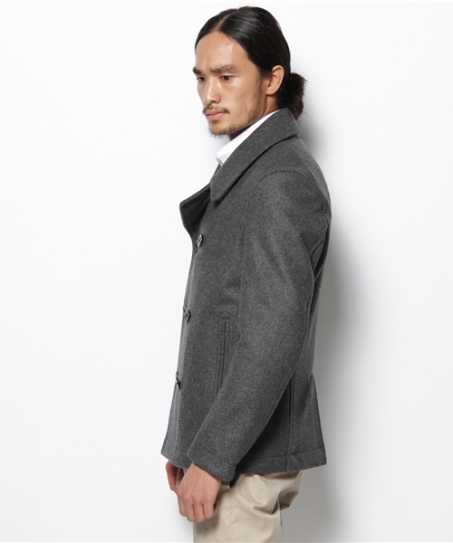 BEAMS(ビームス)の「BEAMS / MELTON P-COAT(ピーコート・メンズ・チャコールグレー/ネイビー・SMALL/MEDIUM/LARGE/X-LARGE)」の9枚目の写真