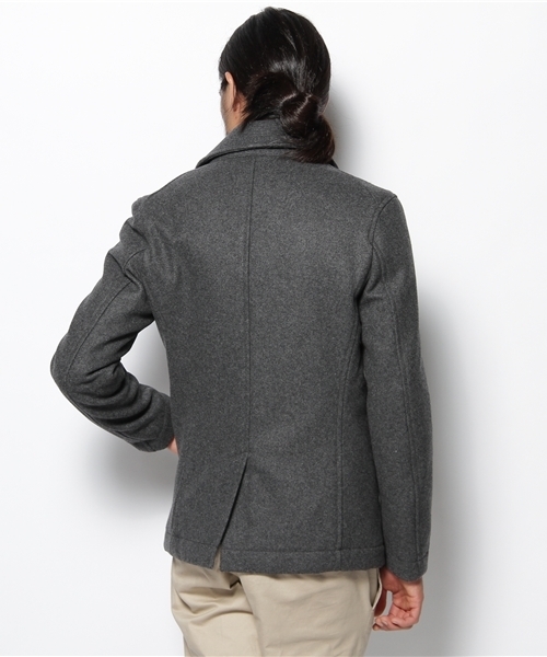 BEAMS(ビームス)の「BEAMS / MELTON P-COAT(ピーコート・メンズ・チャコールグレー/ネイビー・SMALL/MEDIUM/LARGE/X-LARGE)」の10枚目の写真