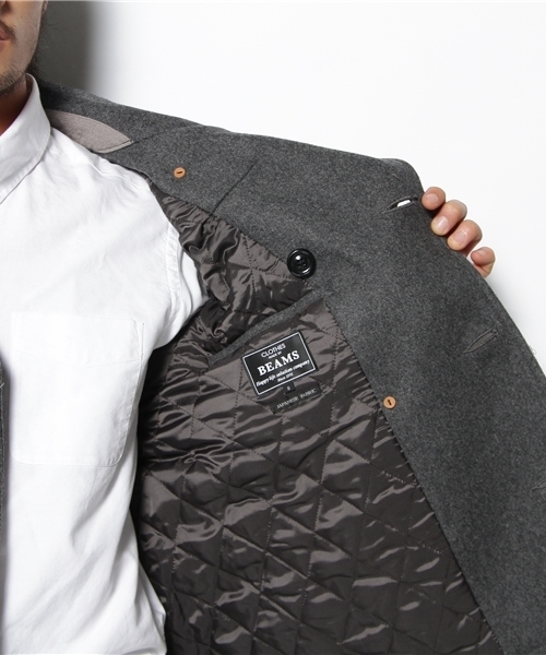 BEAMS(ビームス)の「BEAMS / MELTON P-COAT(ピーコート・メンズ・チャコールグレー/ネイビー・SMALL/MEDIUM/LARGE/X-LARGE)」の6枚目の写真