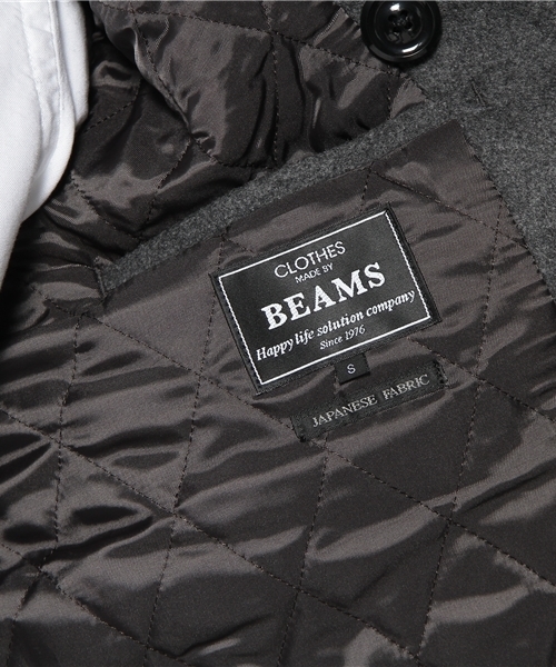 BEAMS(ビームス)の「BEAMS / MELTON P-COAT(ピーコート・メンズ・チャコールグレー/ネイビー・SMALL/MEDIUM/LARGE/X-LARGE)」の7枚目の写真