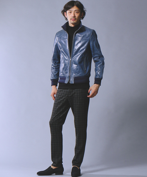 5351 POUR LES HOMMES(ゴーサンゴーイチプールオム)の「2WAYストレッチチェックトラウザーパンツ(その他パンツ・メンズ・チャコールグレー/ブラック・44/46/48/50)」の14枚目の写真