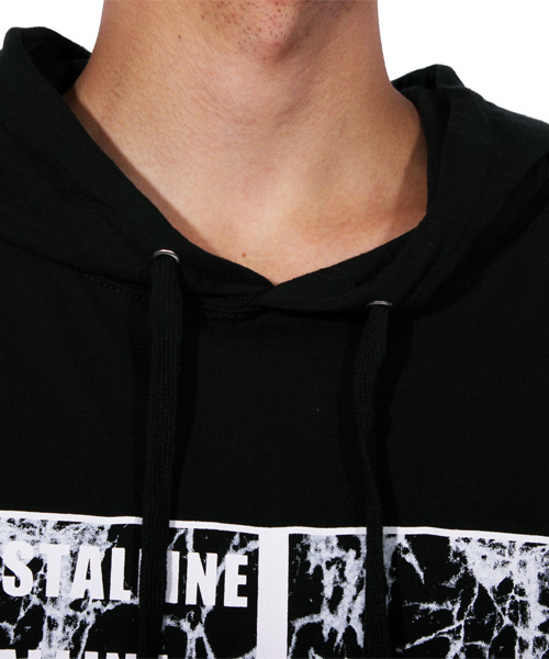 ８(eight)（エイト）の「大理石 プルオーバー パーカー スウェット（パーカー・メンズ・ホワイト/ブラック・MEDIUM/LARGE）」の5枚目の写真