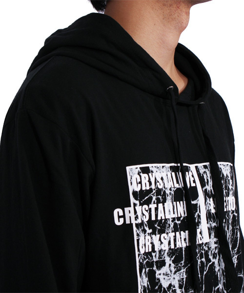 ８(eight)（エイト）の「大理石 プルオーバー パーカー スウェット（パーカー・メンズ・ホワイト/ブラック・MEDIUM/LARGE）」の7枚目の写真