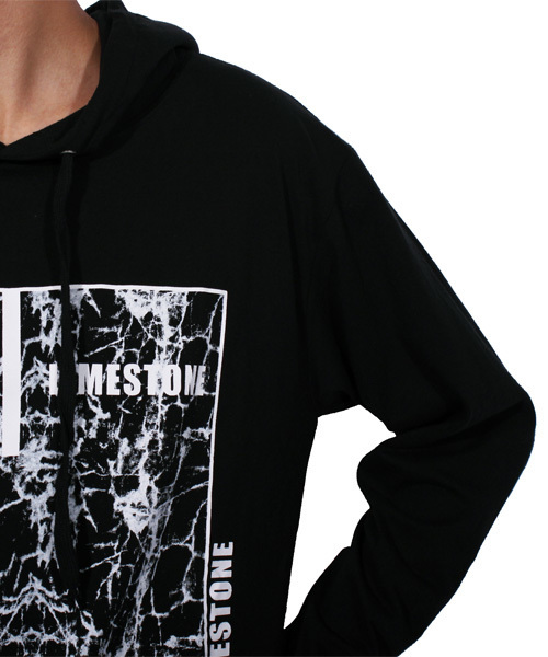 ８(eight)（エイト）の「大理石 プルオーバー パーカー スウェット（パーカー・メンズ・ホワイト/ブラック・MEDIUM/LARGE）」の9枚目の写真