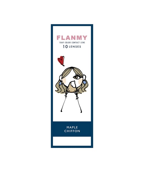 FLANMY（フランミー）の「FLANMY 1day メープルシフォン（10枚入り）（コンタクトレンズ・カラコン・レディース・ブラウン・-6.50/-4.50/-3.50/-1.75/-4.75/-3.00/-2.00/-1.25/-2.25/-4.00/-8.00/-2.50/-1.50/-1.00/-0.75/-6.00/-3.25/-3.75/-7.00/-2.75/-5.00/-5.50/-7.50/-4.25/±0.00）」の2枚目の写真