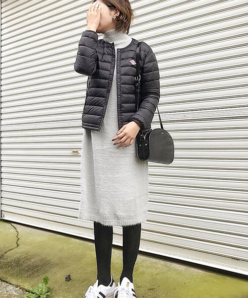 panasea（パナシア）の「シャギーヤーンハイネックロングニットワンピース（ワンピース・レディース・カーキ/グレー/ブラック・FREE）」の16枚目の写真