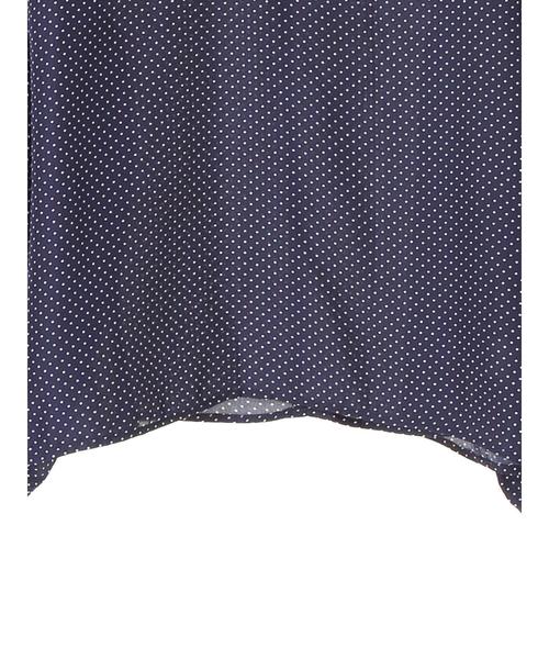 koe（コエ）の「ジョーゼットドットブラウス（シャツ/ブラウス・レディース・ブラック/ネイビー・M）」の13枚目の写真