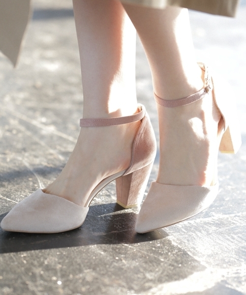 Andemiu（アンデミュウ）の「セパレートコンビパンプス780423（パンプス・レディース・ライトブルー/ピンク/ブラック/ベージュ/グレー・SMALL/MEDIUM/LARGE）」の4枚目の写真