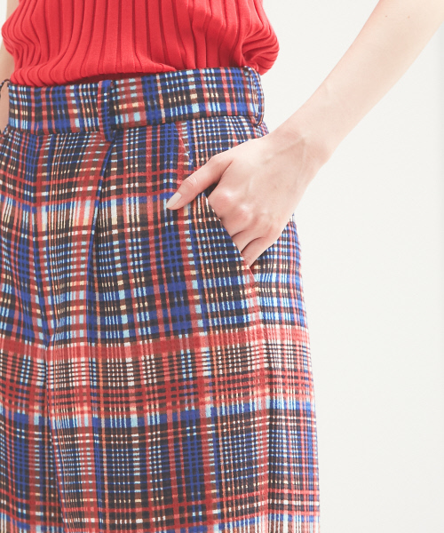 qualite（カリテ）の「シアーチェックパンツ（その他パンツ・レディース・その他1・36/38）」の5枚目の写真
