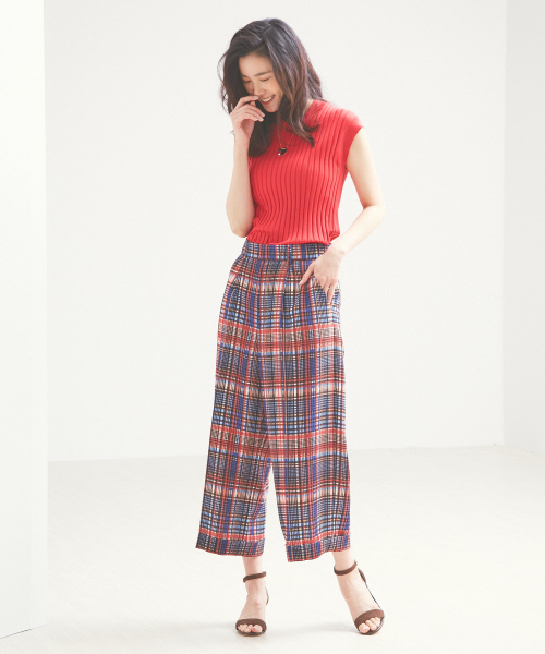 qualite（カリテ）の「シアーチェックパンツ（その他パンツ・レディース・その他1・36/38）」の8枚目の写真