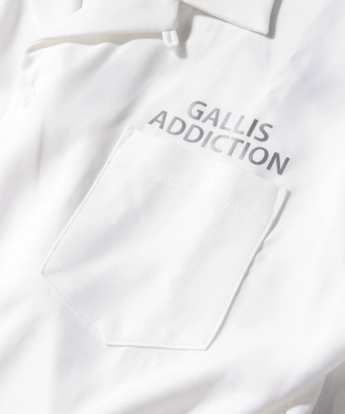 GALLIS ADDICTION（ガリスアディクション）の「GA ハンドペイントリフレクターOPシャツ(ホワイト)（シャツ/ブラウス・メンズ・ホワイト・M/L/XL）」の3枚目の写真