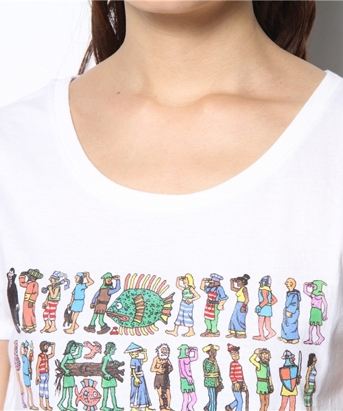 FREDY&GLOSTER（フレディアンドグロスター）の「ウォーリーを探せない Tシャツ（Tシャツ/カットソー・レディース・ホワイト系その他・MEDIUM/LARGE）」の5枚目の写真