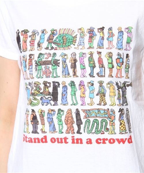 FREDY&GLOSTER（フレディアンドグロスター）の「ウォーリーを探せない Tシャツ（Tシャツ/カットソー・レディース・ホワイト系その他・MEDIUM/LARGE）」の7枚目の写真