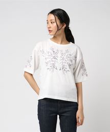 earth music&ecology | ・総刺繍プルオーバー(Tシャツ/カットソー)