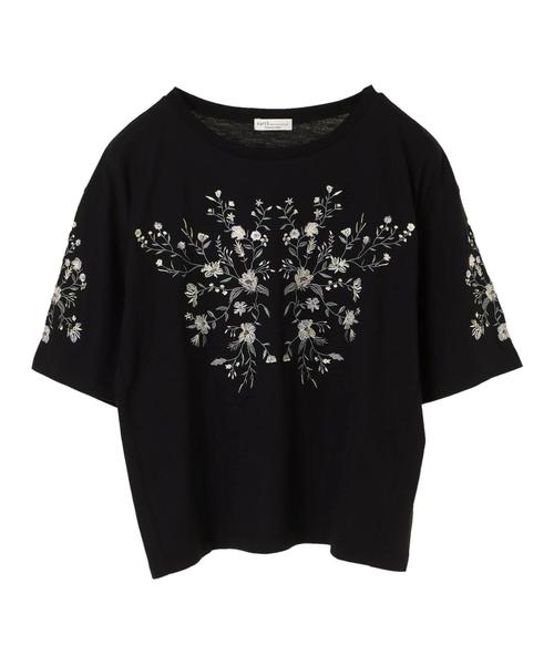 earth music&ecology(アースミュージックアンドエコロジー)の「・総刺繍プルオーバー(Tシャツ/カットソー・レディース・グレー系その他/ブラック/ラベンダー/アイボリー・FREE)」の11枚目の写真