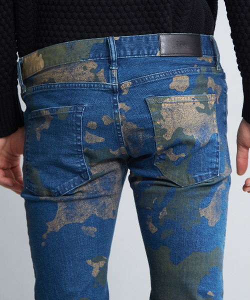 5351 POUR LES HOMMES(ゴーサンゴーイチプールオム)の「カモフラスキニーデニム(デニムパンツ・メンズ・グレー/インディゴブルー・44/46/48/50)」の10枚目の写真