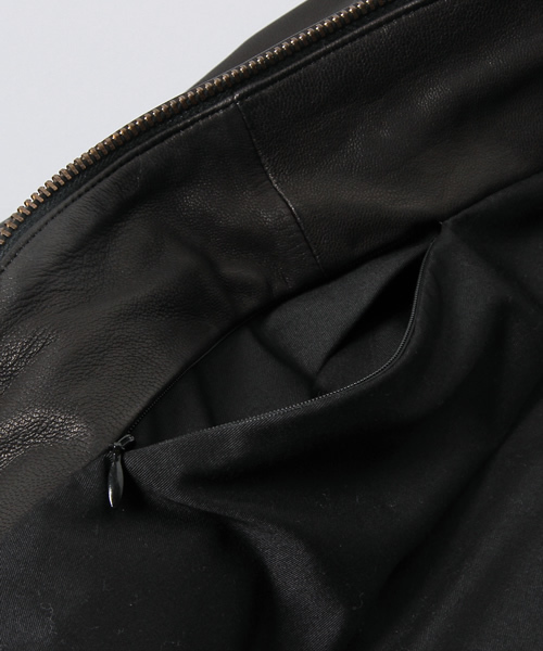 HYSTERIC GLAMOUR(ヒステリックグラマー)の「ゴートレザーシングルJK(ブルゾン・メンズ・オレンジ/ブルー/ブラック・SMALL/MEDIUM/LARGE)」の11枚目の写真