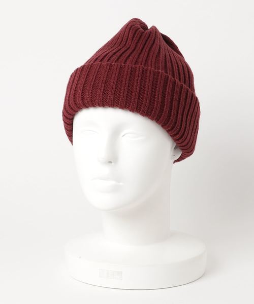 WEGO（ウィゴー）の「WEGO/リブニットキャップ（ニットキャップ/ビーニー・メンズ・ブラック/杢グレー/ワイン/ホワイト/ベージュ/パープル・FREE）」の8枚目の写真