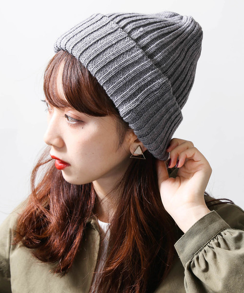 WEGO（ウィゴー）の「WEGO/リブニットキャップ（ニットキャップ/ビーニー・メンズ・ブラック/杢グレー/ワイン/ホワイト/ベージュ/パープル・FREE）」の12枚目の写真