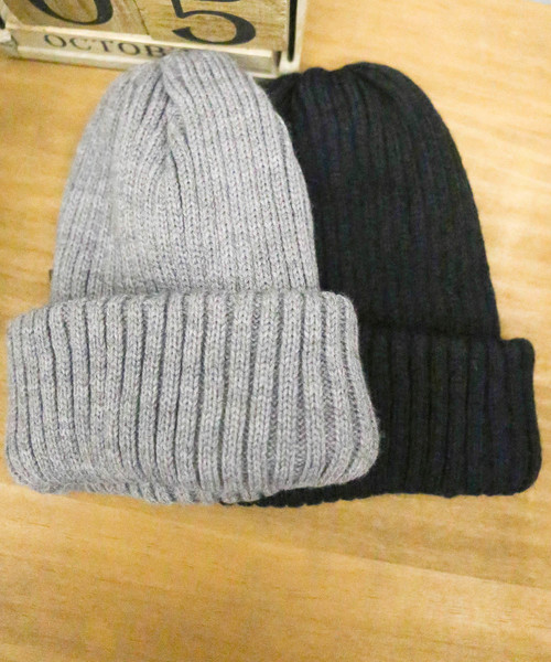 WEGO（ウィゴー）の「WEGO/リブニットキャップ（ニットキャップ/ビーニー・メンズ・ブラック/杢グレー/ワイン/ホワイト/ベージュ/パープル・FREE）」の14枚目の写真