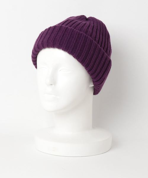 WEGO（ウィゴー）の「WEGO/リブニットキャップ（ニットキャップ/ビーニー・メンズ・ブラック/杢グレー/ワイン/ホワイト/ベージュ/パープル・FREE）」の16枚目の写真
