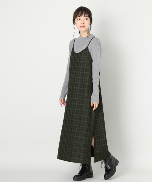 LOWRYS FARM（ローリーズファーム）の「１２Ｇリブクループルオーバー　806848（ニット/セーター・レディース・ブラック/ベージュ/グレー/オフホワイト/グリーン・MEDIUM/LARGE）」の18枚目の写真
