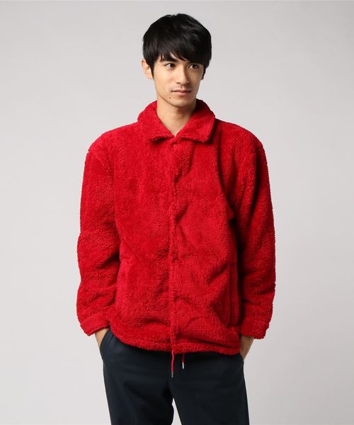 STYLEBLOCK（スタイルブロック）の「防風ダブルボアコーチジャケット（ブルゾン・メンズ・ブラック/ベージュ/ネイビー/レッド・LL/M/L）」の4枚目の写真