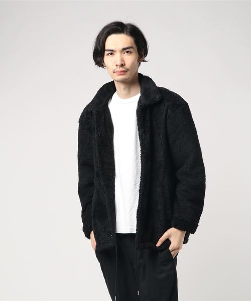 STYLEBLOCK（スタイルブロック）の「防風ダブルボアコーチジャケット（ブルゾン・メンズ・ブラック/ベージュ/ネイビー/レッド・LL/M/L）」の2枚目の写真