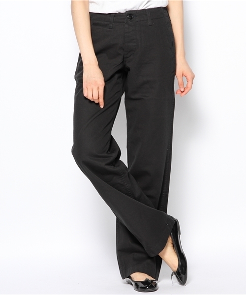 BEAMS BOY（ビームスボーイ）の「BEAMS BOY / NEW アーミーチノ ワイド（チノパンツ・レディース・ベージュ/ネイビー・0/1/2）」の12枚目の写真