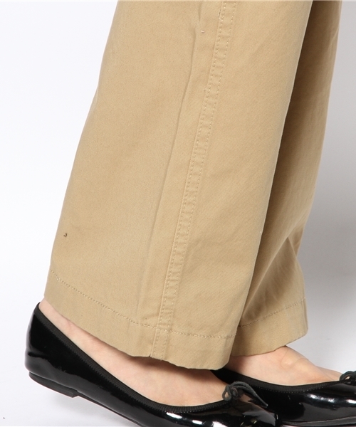 BEAMS BOY（ビームスボーイ）の「BEAMS BOY / NEW アーミーチノ ワイド（チノパンツ・レディース・ベージュ/ネイビー・0/1/2）」の8枚目の写真