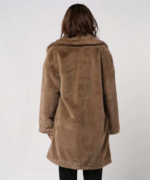 THINK FUR エコファーコート　モカブラウン THINK FUR - シンクファー | エコファーコート・アウター 正規通販 Sir