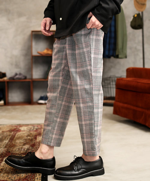 Niirus ニールス の チェック ワイド メンズ イージー パンツ その他パンツ Wear