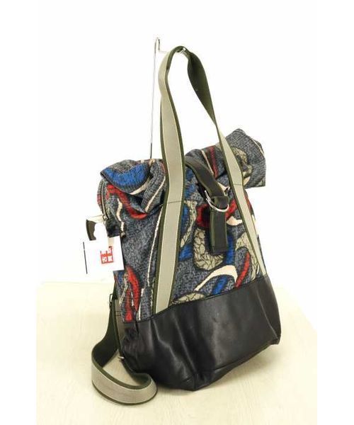 ブランド古着 総柄2wayトートバッグ バックパック バックパック リュック Carven カルヴェン のファッション通販 Zozoused